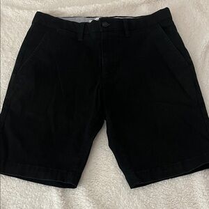 Lacoste Men's Black Flat Front Shorts